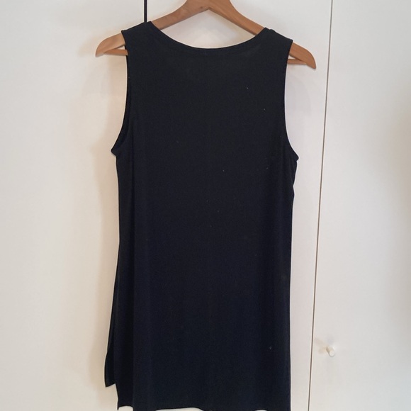 Athleta tunic top dress Tencel blend M black - Picture 4 of 16